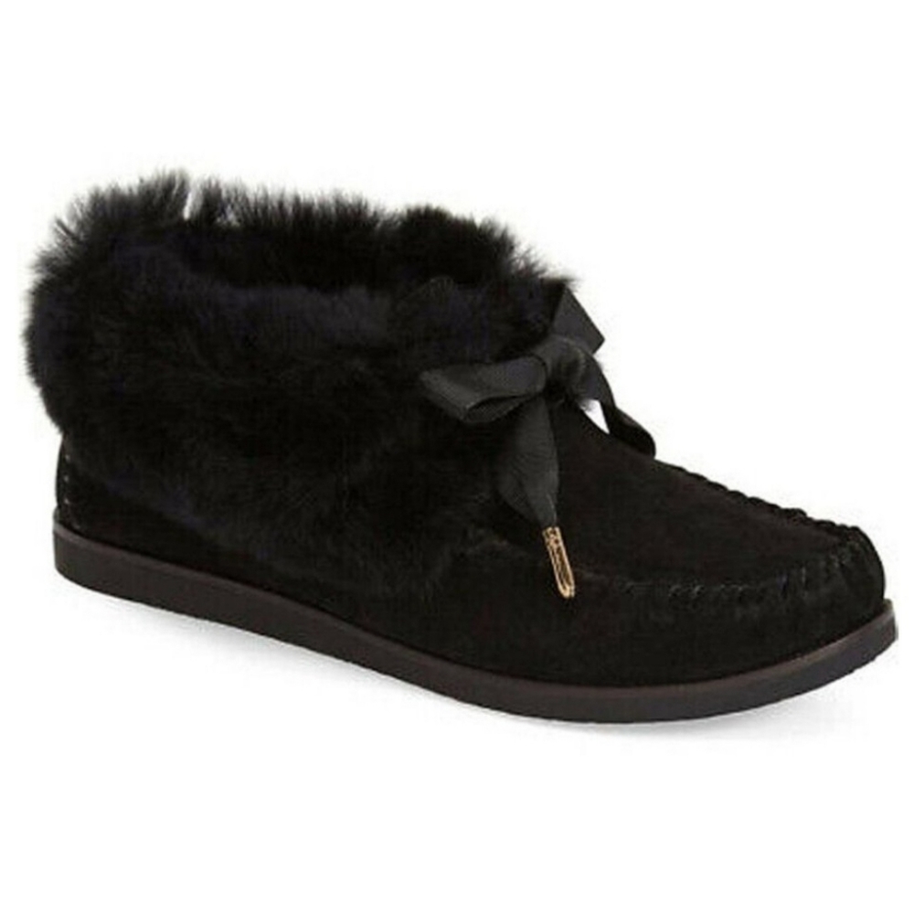 Tory Burch Aberdeen Fur Slippers size 7